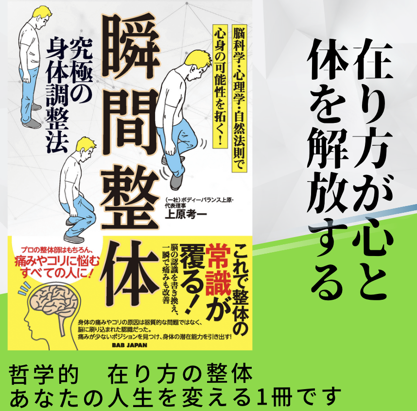 書籍『究極の身体調整法 瞬間整体』紹介画像